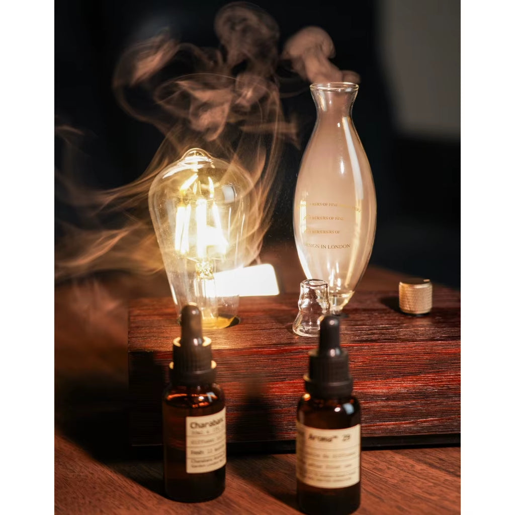 Transform Your Space with the Vintage Aroma Diffuser: A Stylish Tungsten Filament Lamp and Humidifier for Aromatherapy Bliss